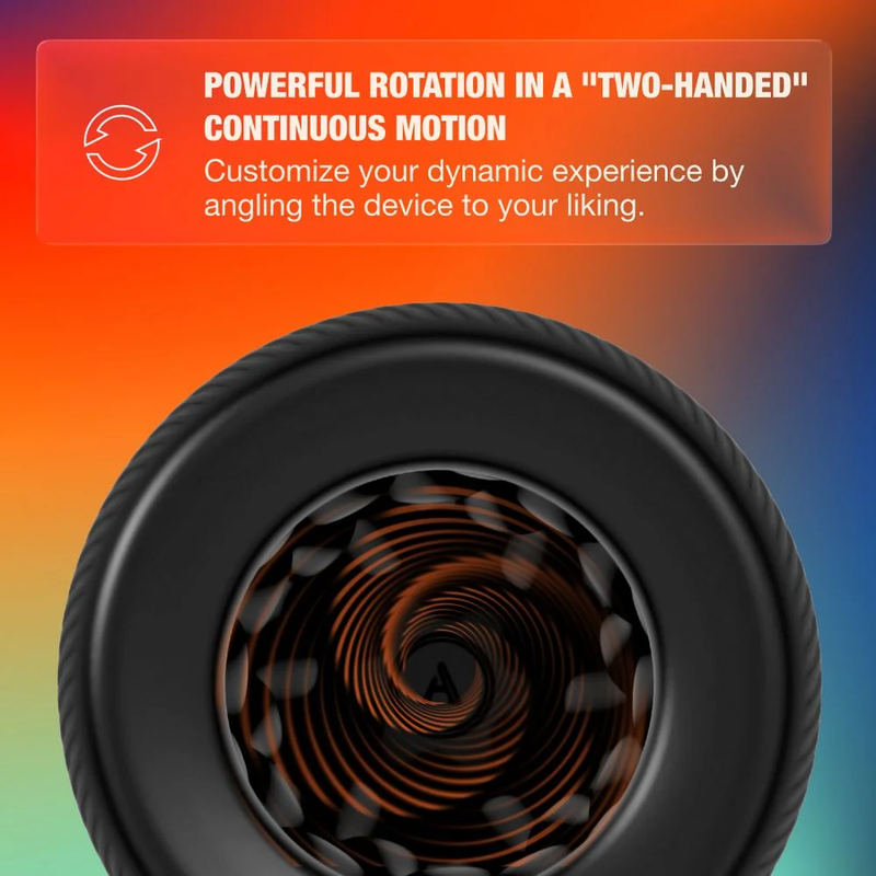 ARCWAVE - ORBIT MASTURBADOR MASCULINO ROTATIVO 360° COM CONTROLO POR APLICAÇÃO PRETO
