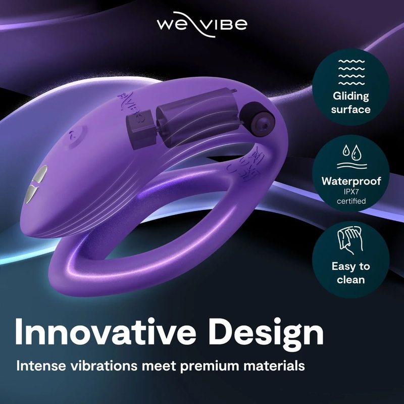 WE-VIBE - SYNC O VIBRADOR DE CASAL COM ESTIMULAÇÃO ENVOLVENTE, ROXO CLARO
