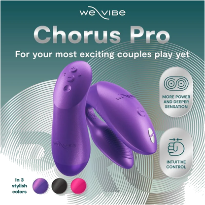 WE-VIBE - CHORUS PRO PREMIUM VIBRADOR PARA CASAIS ROXO CÓSMICO