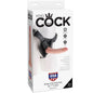 KING COCK - HARNESS COM PÊNIS REALISTA 17,8 CM