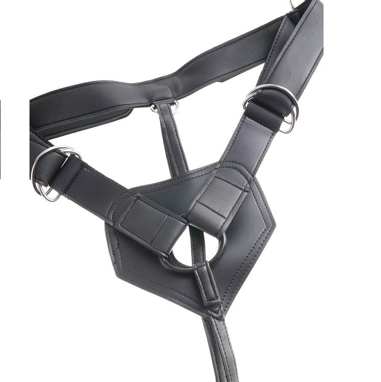 KING COCK - HARNESS COM PÊNIS NATURAL REALISTA 22,9 CM