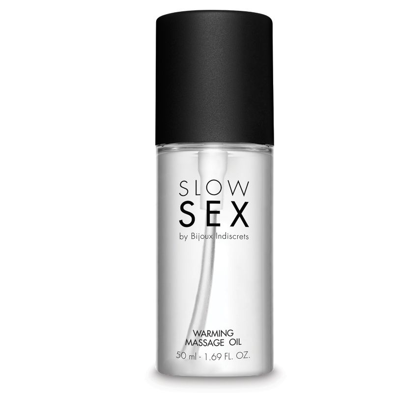 BIJOUX INDISCRETS - ÃLEO DE MASSAGEM SLOW SEX COM EFEITO DE CALOR 50 ML