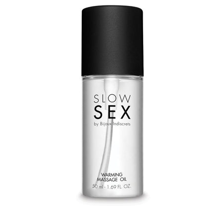 BIJOUX INDISCRETS - ÃLEO DE MASSAGEM SLOW SEX COM EFEITO DE CALOR 50 ML