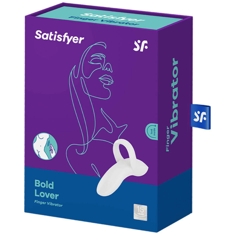 SATISFYER - VIBRADOR DE DEDO BOLD LOVER BRANCO - Image 3