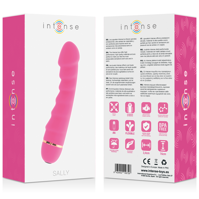 INTENSE - SALLY 20 VELOCIDADES SILICONE ROSA - Image 3