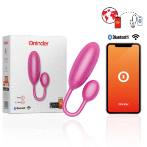 ONINDER - OVO VIBRAT?RIO DENVER ROSA 7 X 2,7 CM APLICATIVO GRATUITO