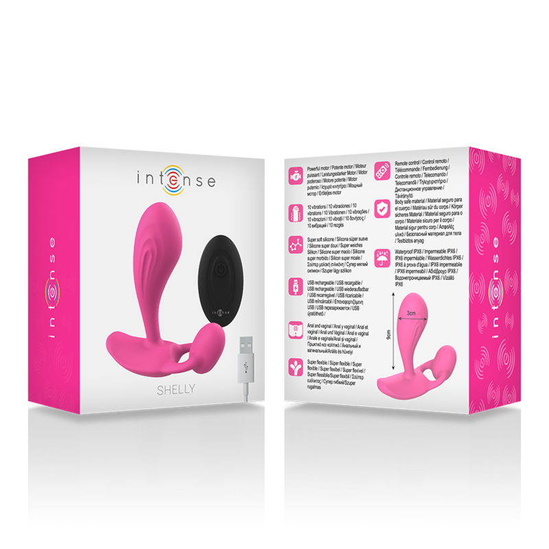 INTENSE - SHELLY PLUG ANAL CONTROLE REMOTO ROSA - Image 3