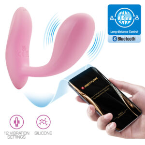 PRETTY LOVE - BAIRD G-SPOT 12 VIBRA?ES RECARREGVEL ROSA APLICATIVO