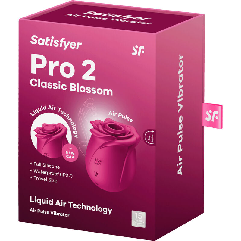SATISFYER - AIR PULSE VIBRADOR PRO 2 CLASSIC BLOSSOM - Image 4