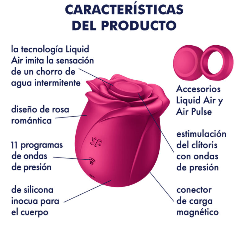 SATISFYER - AIR PULSE VIBRADOR PRO 2 CLASSIC BLOSSOM - Image 8