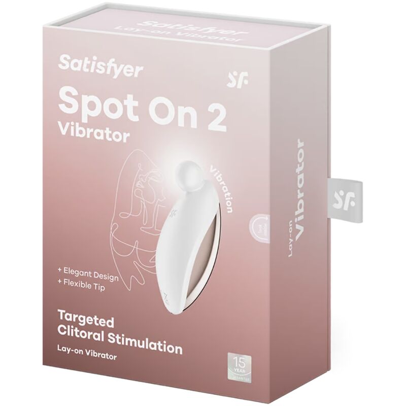 SATISFYER - SPOT ON 2 VIBRADOR LAY-ON BRANCO - Image 5