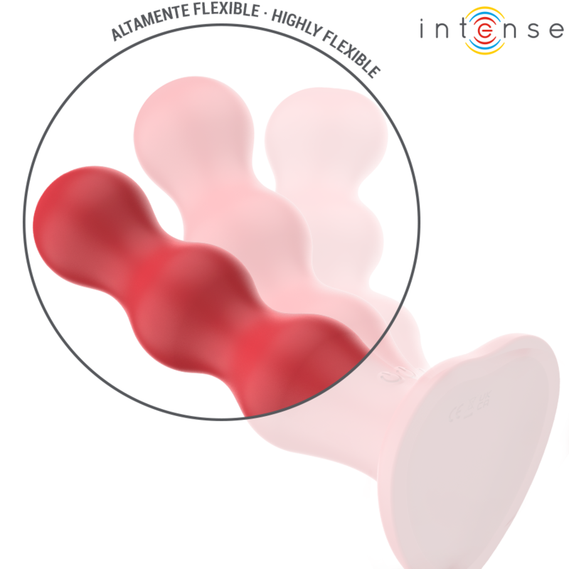 INTENSE - CODY VIBRADOR COM VENTOSA VERMELHO CONTROLE REMOTO - Image 3