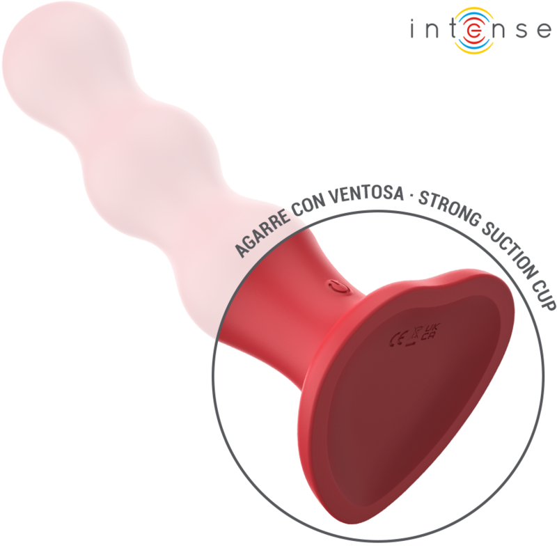 INTENSE - CODY VIBRADOR COM VENTOSA VERMELHO CONTROLE REMOTO - Image 4