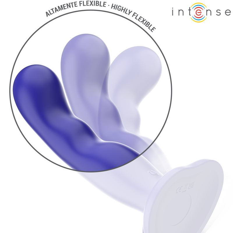 INTENSE - SHORTY VIBRADOR COM VENTOSA AZUL CONTROLE REMOTO - Image 6