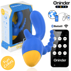 ONINDER CUTE - LOVE 3 SOME VIBRADOR TRIPLO - APLICATIVO MUNDIAL GRATUITO