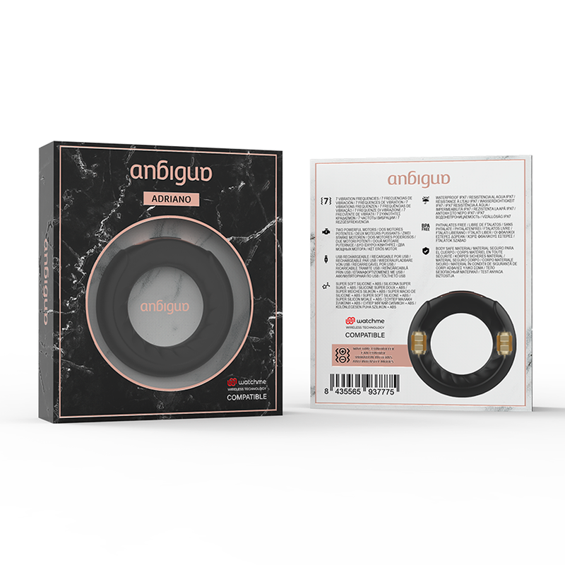 ANBIGUO - ADRIANO ANEL VIBRATÓRIO + CONTROLO REMOTO WATCHME - Image 2