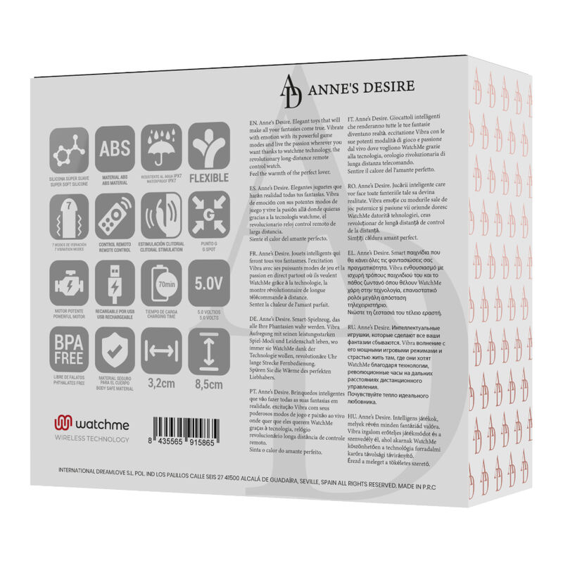 ANNE'S DESIRE - DUAL PLEASURE TECNOLOG A WATCHME PRETOOURO - Image 17