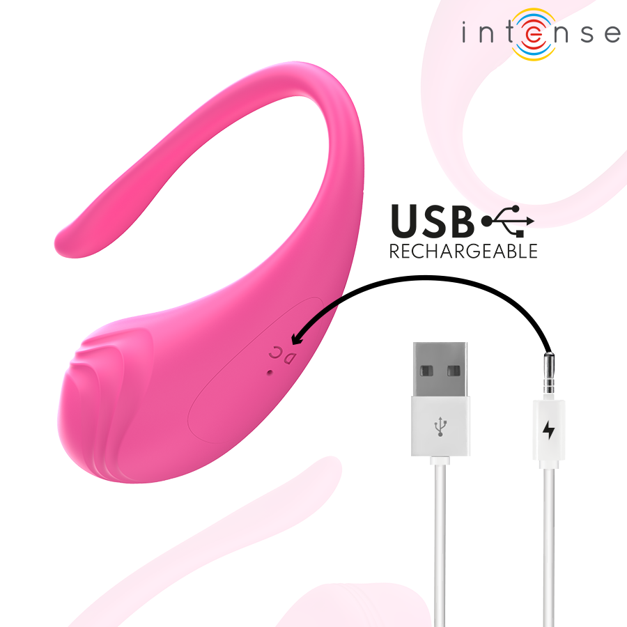 INTENSE - OVO VIBRATÓRIO ROSA OLIVIA COM CONTROLE REMOTO - Image 6